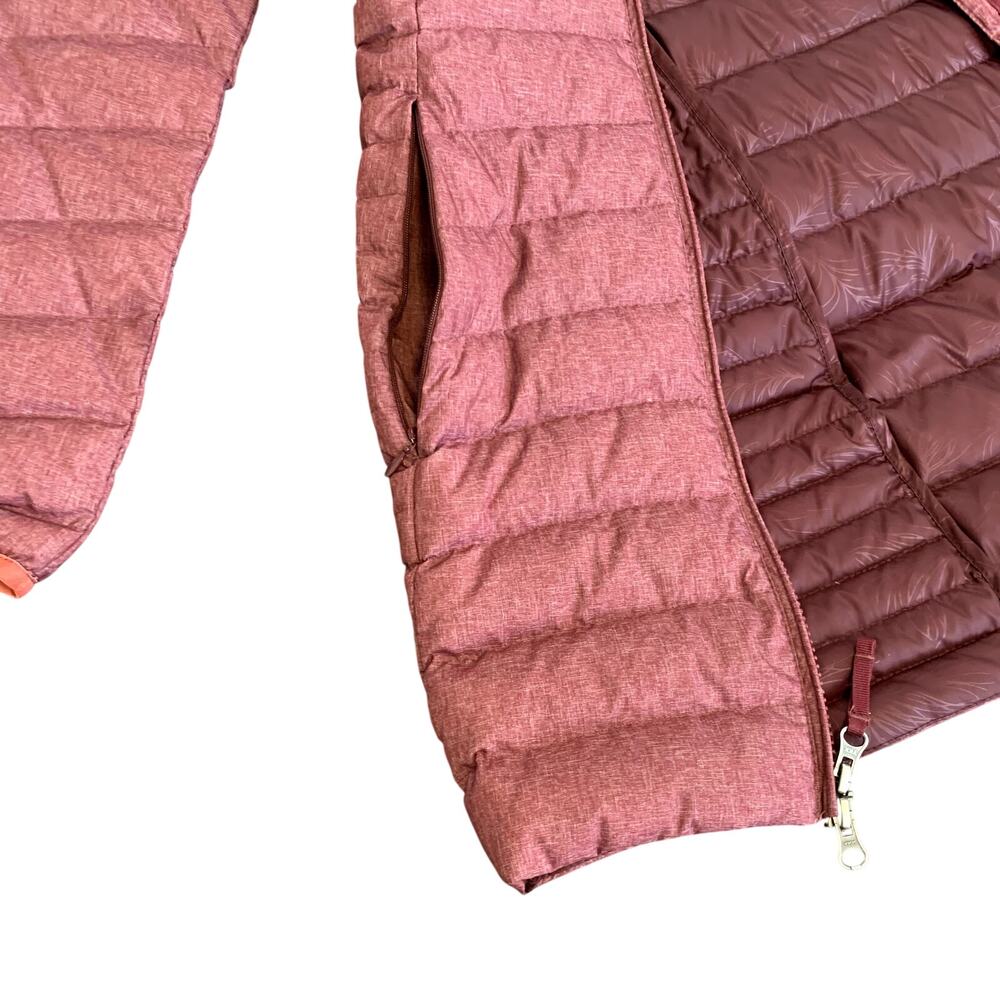 Eddie Bauer Puffer Jacket Down Blend Hooded Long Astoria Women's Size M - Picture 9 of 11